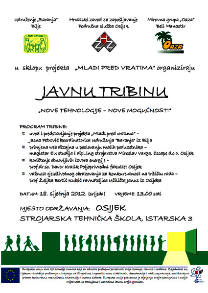 Javna tribina 'Nove tehnologije - nove mogućnosti' Javna tribina 'Nove tehnologije - nove mogućnosti'